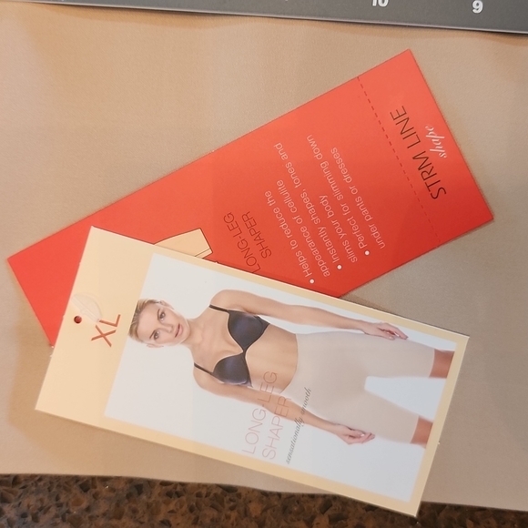 NWT STRM Line Shape bermuda high waist long shaper Nude XL. Syle 561006T - Picture 5 of 9